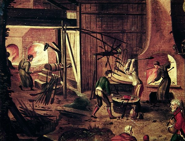 Paysage avec forge - Herri met de Bles