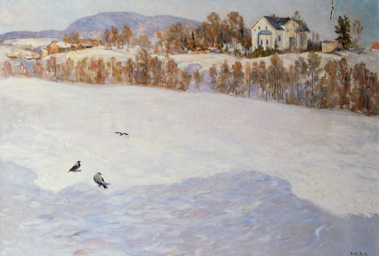 Ferme dans un paysage d
