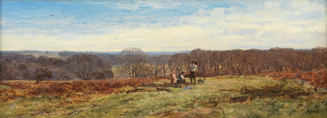 Dans la New Forest, Hampshire - Heywood Hardy