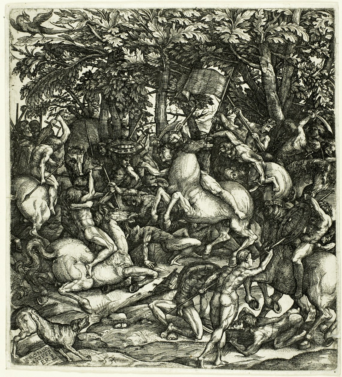 La bataille - Hieronymous Hopfer