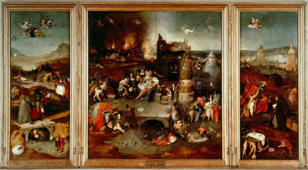 La tentation de saint Antoine - Hieronymus Bosch
