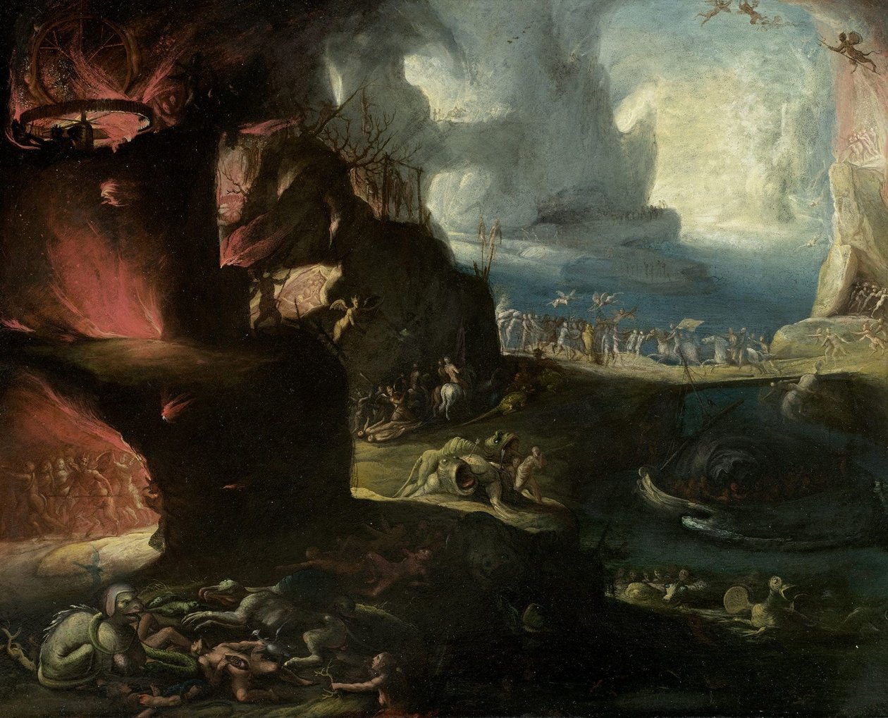 Paysage infernal - Hieronymus Bosch