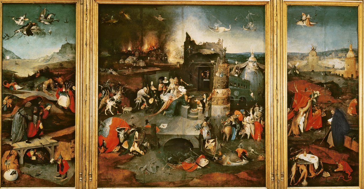 Triptyque : La Tentation de Saint Antoine - Hieronymus Bosch