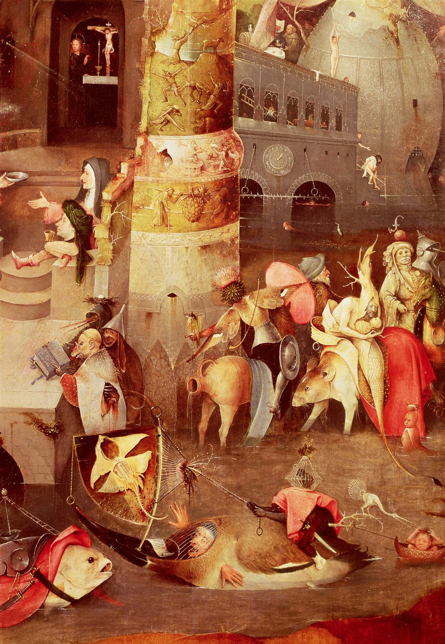 Triptyque de la Tentation de Saint Antoine (détail) - Hieronymus Bosch