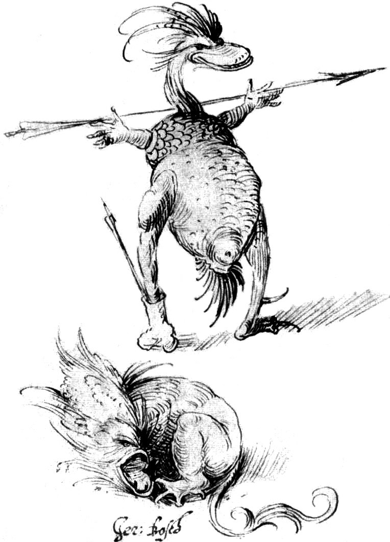 Deux monstres - Hieronymus Bosch