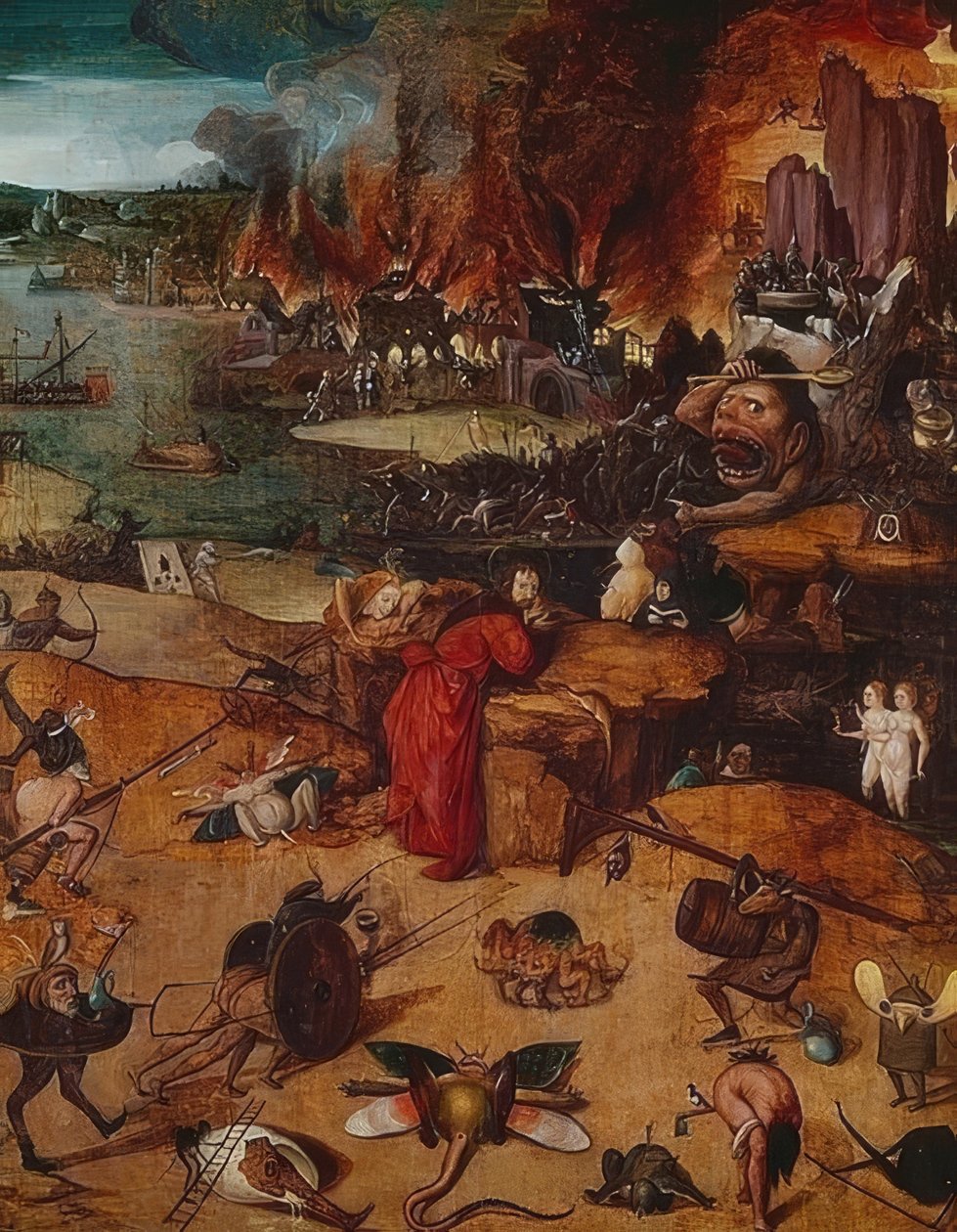 La tentation de Saint Antoine - Hieronymus Bosch