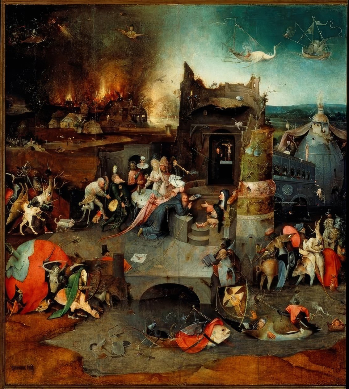 La tentation de saint Antoine - Hieronymus Bosch