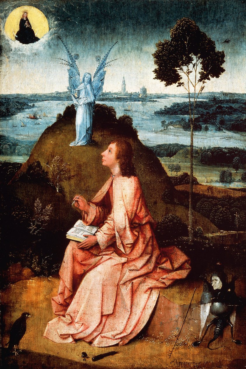 Saint Jean à Patmos - Hieronymus Bosch