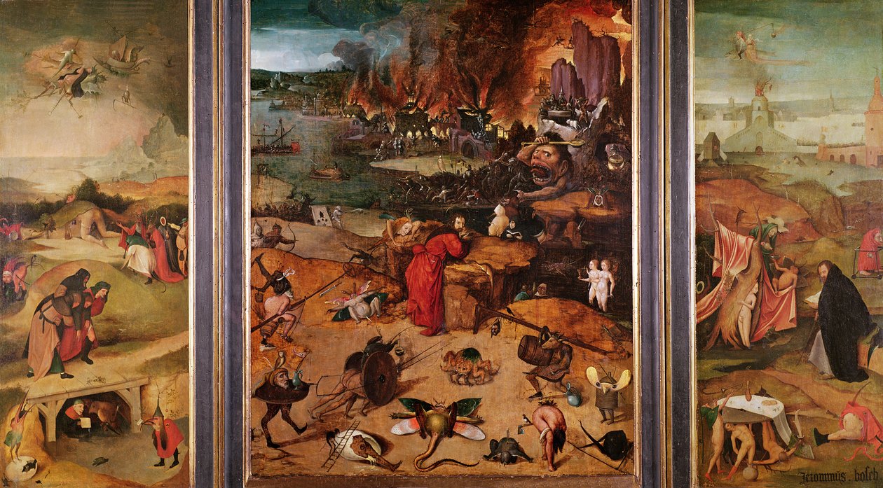 Triptyque de la tentation de Saint Antoine - Hieronymus Bosch