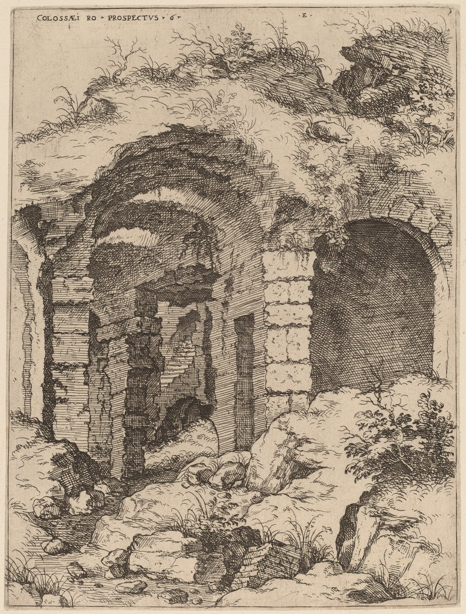 Sixième vue du Colisée - Hieronymus Cock