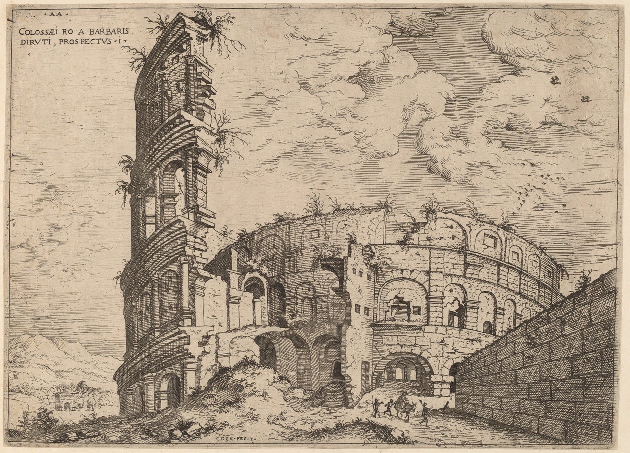 Vue du Colisée - Hieronymus Cock