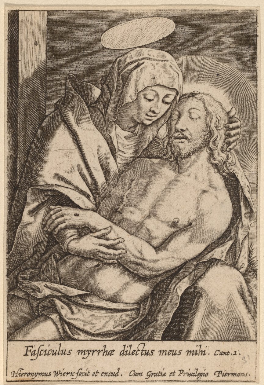 Fasciculus myrrhae dilectus meus mihi - Hieronymus Wierix