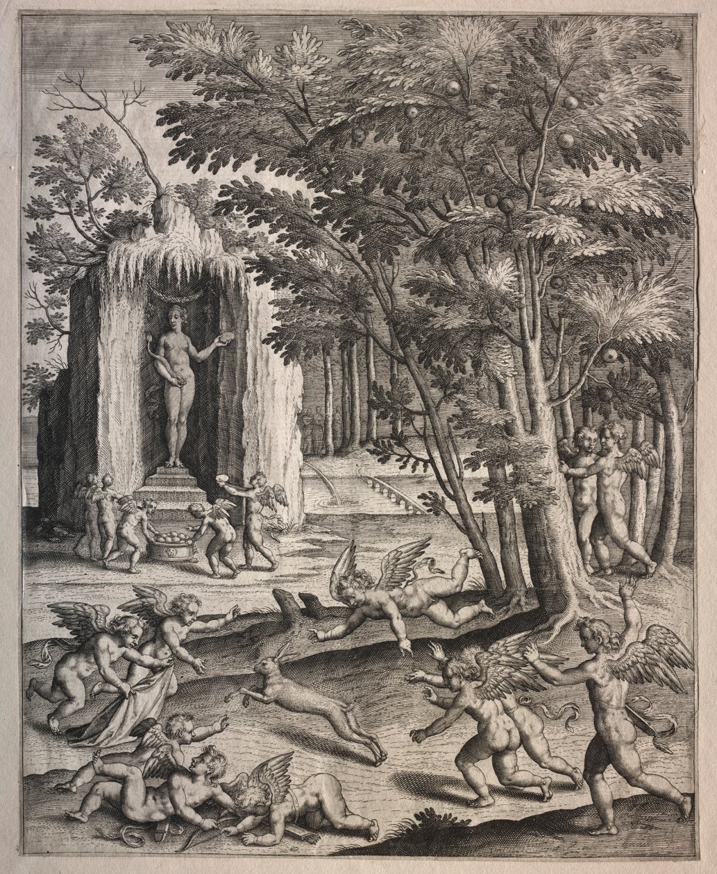 Cupidons en jeu - Hieronymus or Jerome Wierix