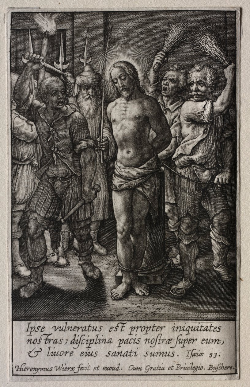 La Passion : La Flagellation - Hieronymus or Jerome Wierix