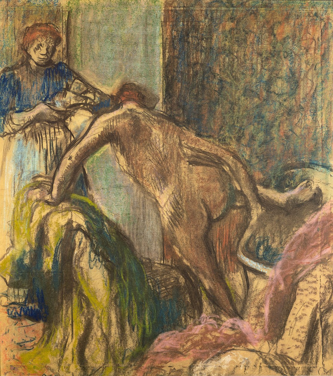 Petit déjeuner après le bain - Hilaire Germain Edgar Degas