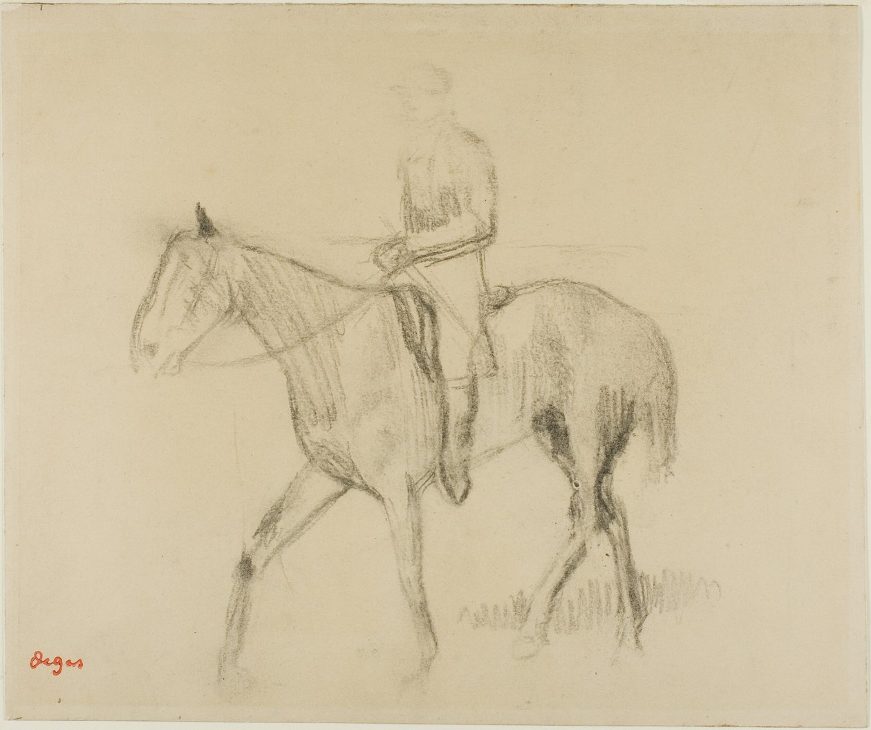 Cheval et cavalier - Hilaire Germain Edgar Degas