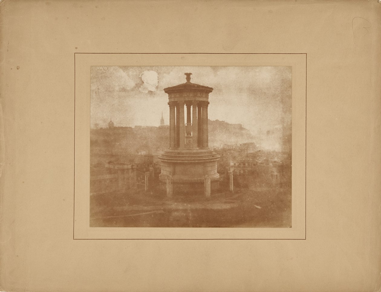 [Calton Hill, le monument de Dugald Stewart]. - Hill and Adamson