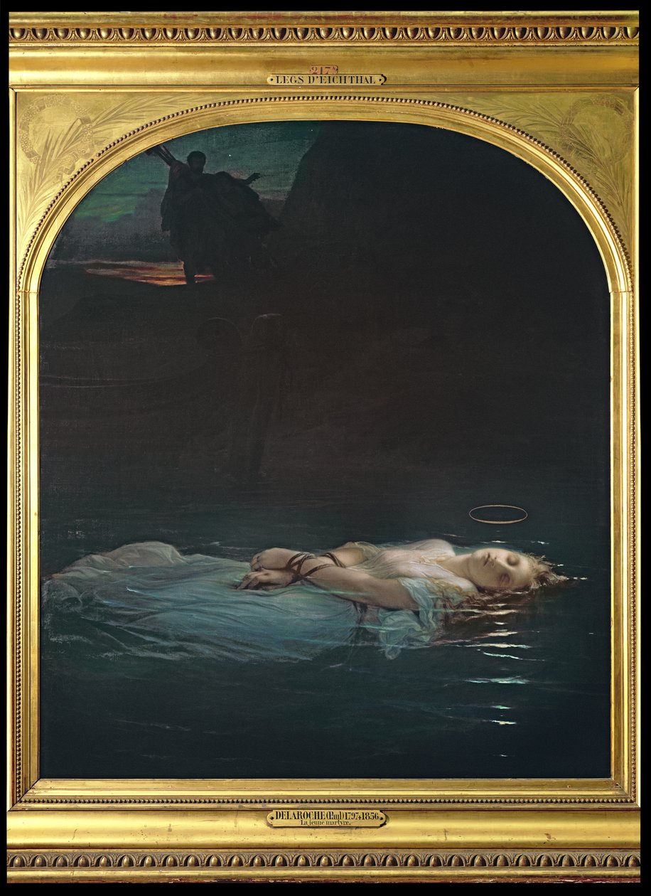 La jeune martyre, 1855 - Hippolyte Delaroche