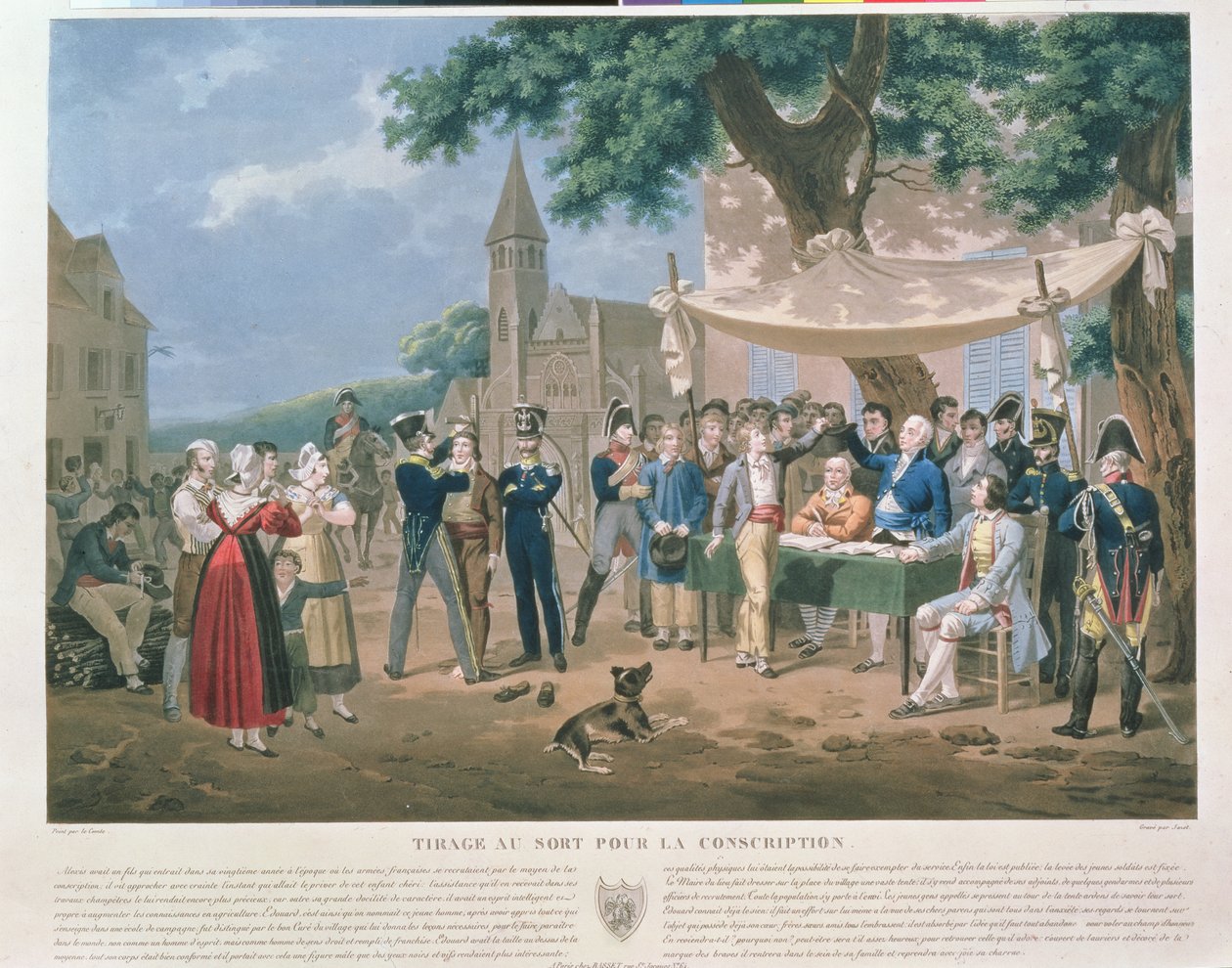 Tirage au sort pour la conscription - Hippolyte Lecomte