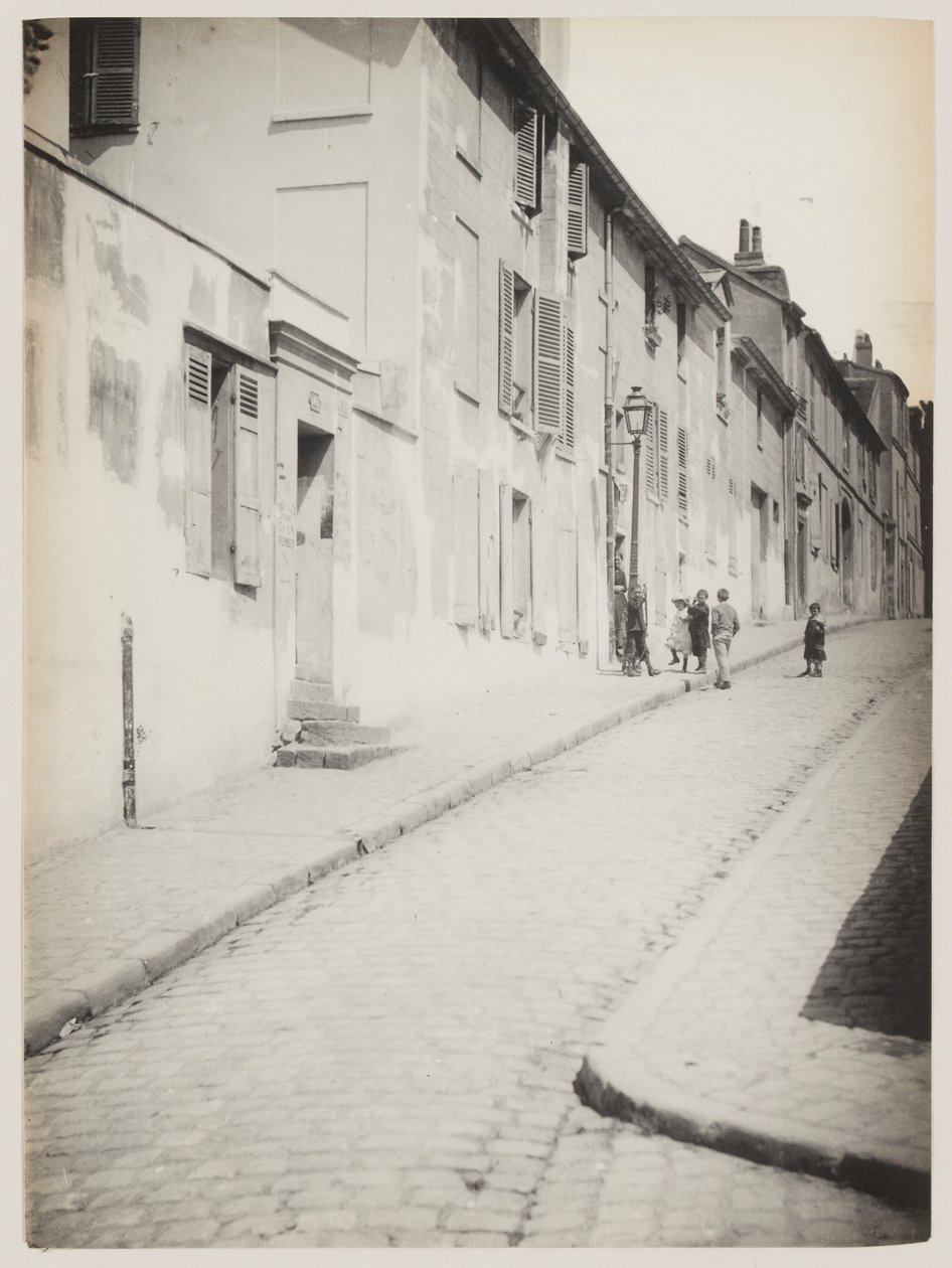Une rue à Montmartre, Paris, c.1890 - Hippolyte Blancard