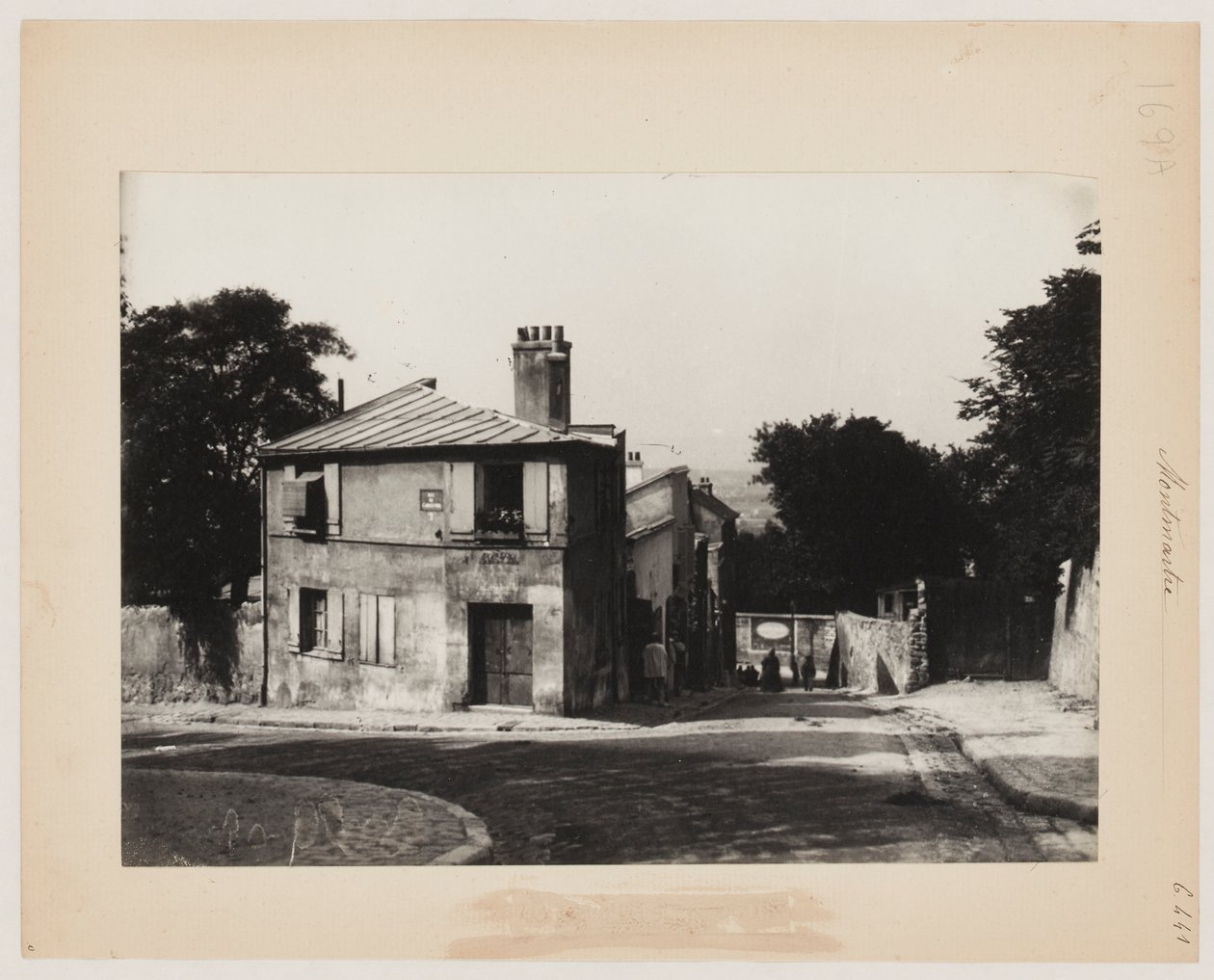 Une rue à Montmartre, Paris, vers 1890 - Hippolyte Blancard