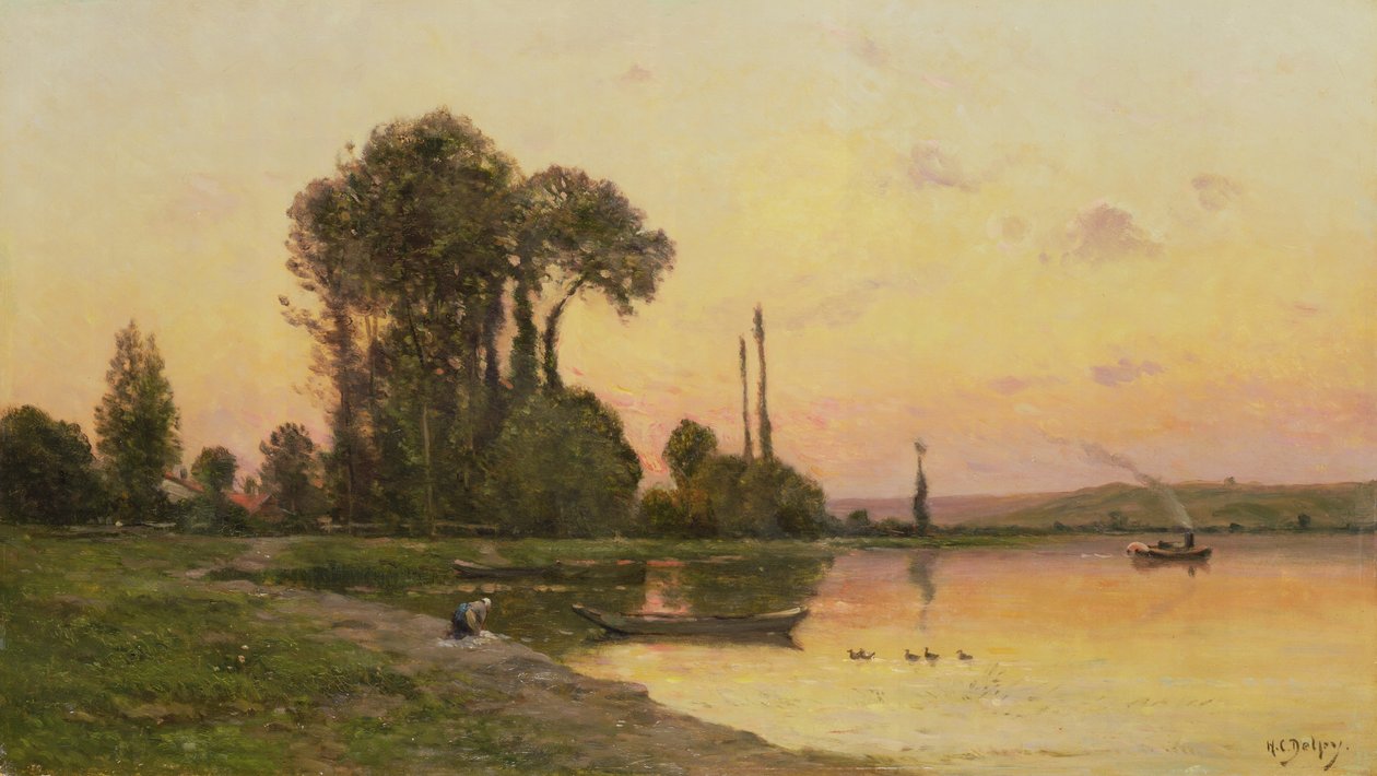 La Lavandière - Hippolyte Camille Delpy