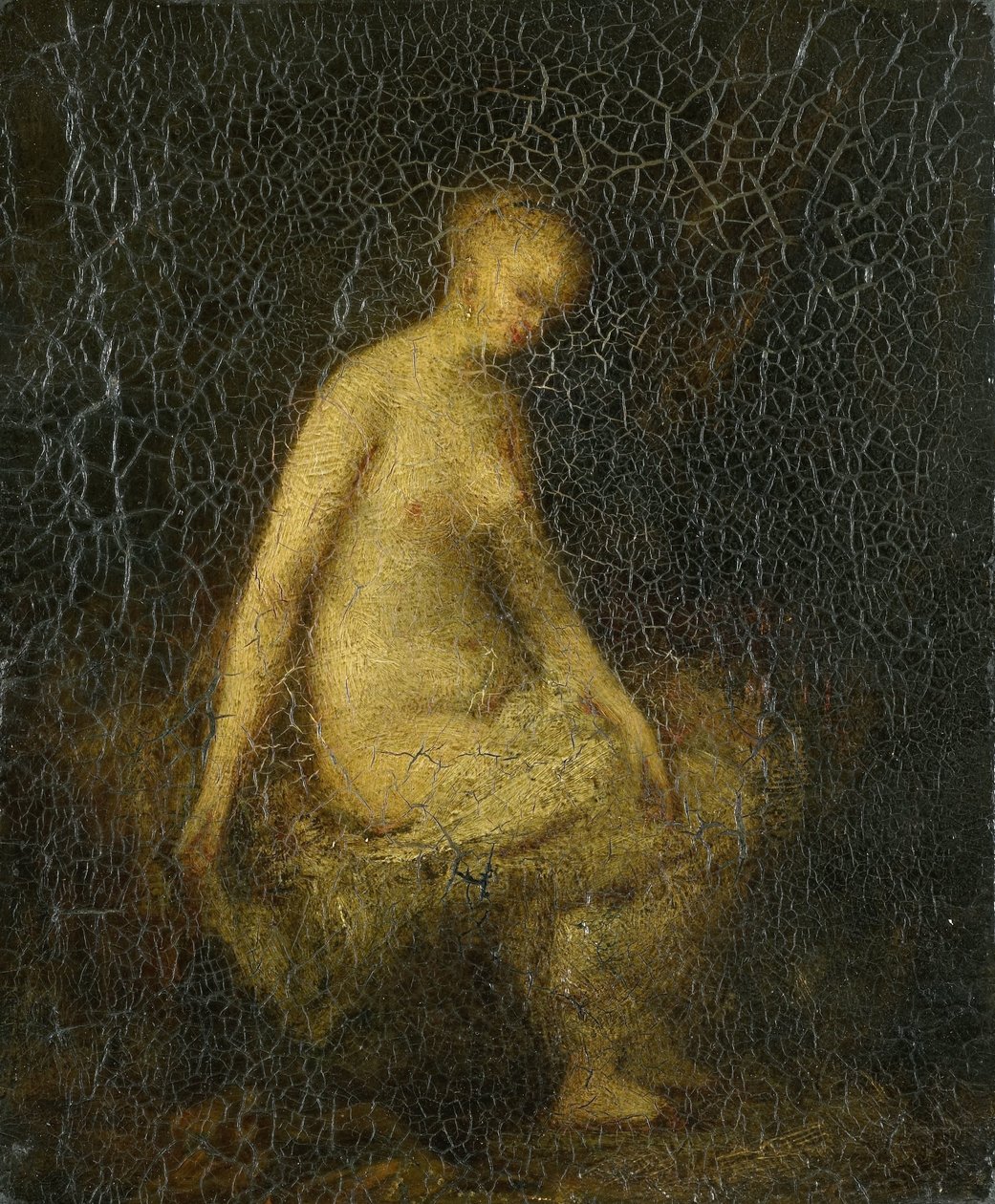 Femme se baignant - Hippolyte Michaud