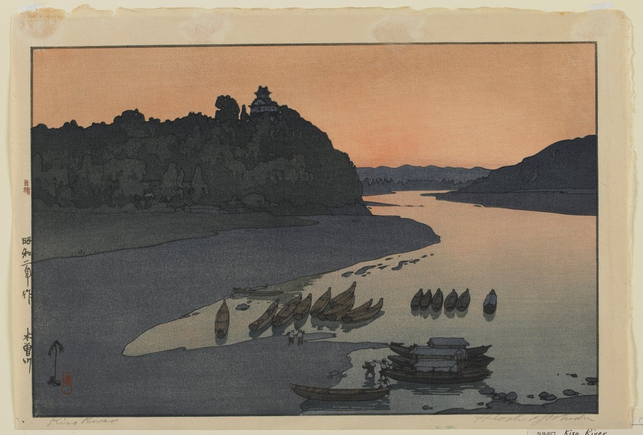 Rivière Kiso, époque Showa - Hiroshi Yoshida