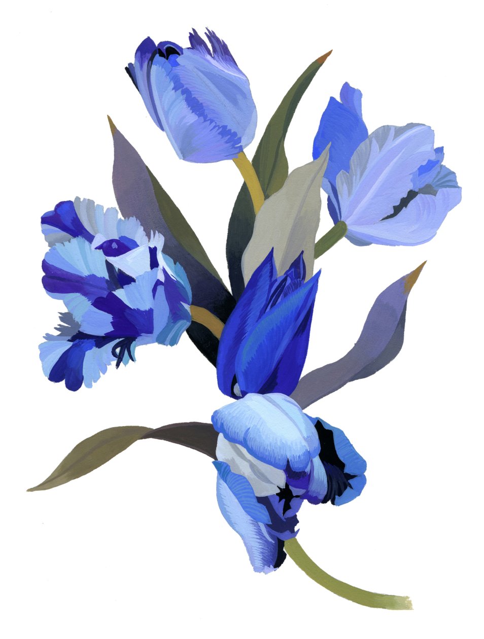Tulipe bleue - Hiroyuki Izutsu