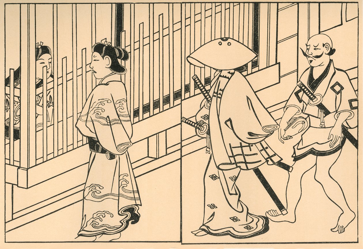 Courtisanes, 1661 - Hishikawa Moronobu