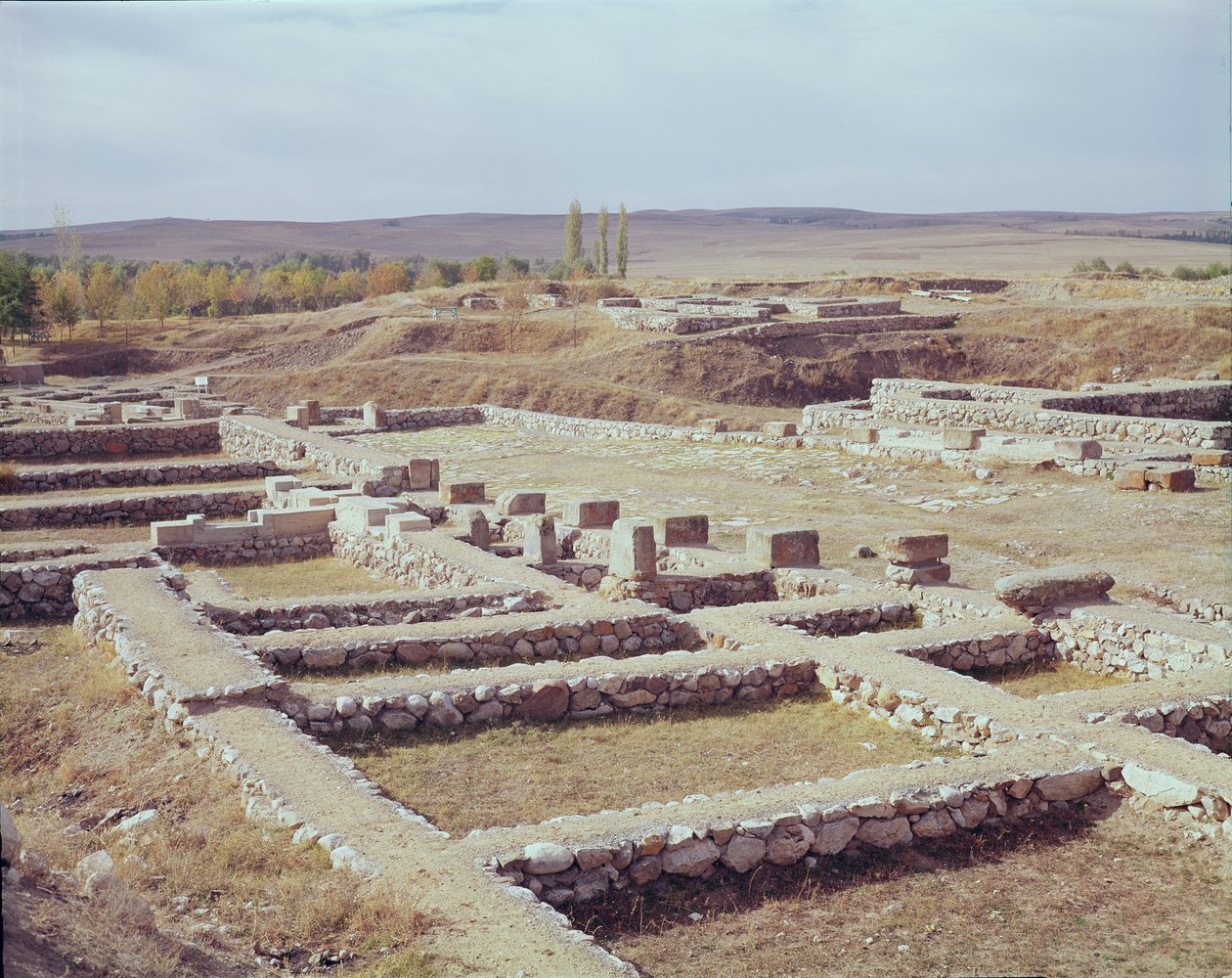 Vue du site archéologique, 1450-1200 av. J.-C. - Hittite