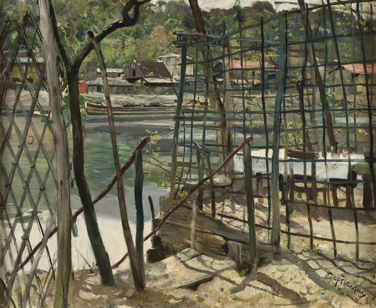 Paysage de Meudon, France - Hjalmer Eilif Emanuel Peterssen