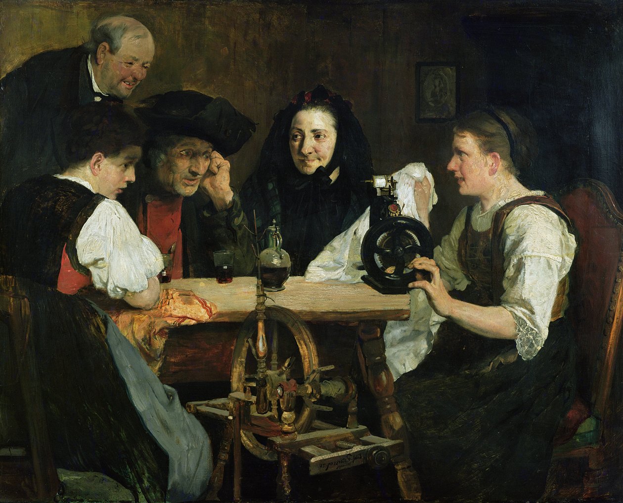 La première machine à coudre - Hjalmer Eilif Emanuel Peterssen
