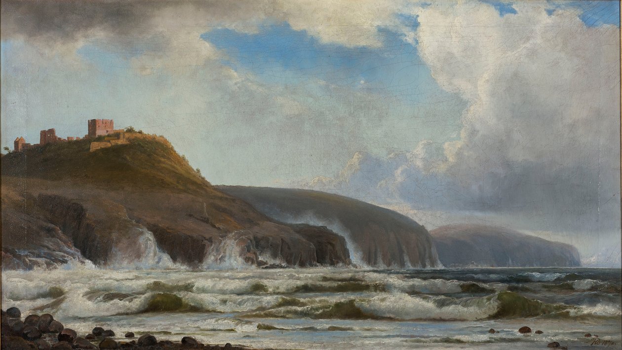 La côte au sud de Hammershus - Holger Drachmann