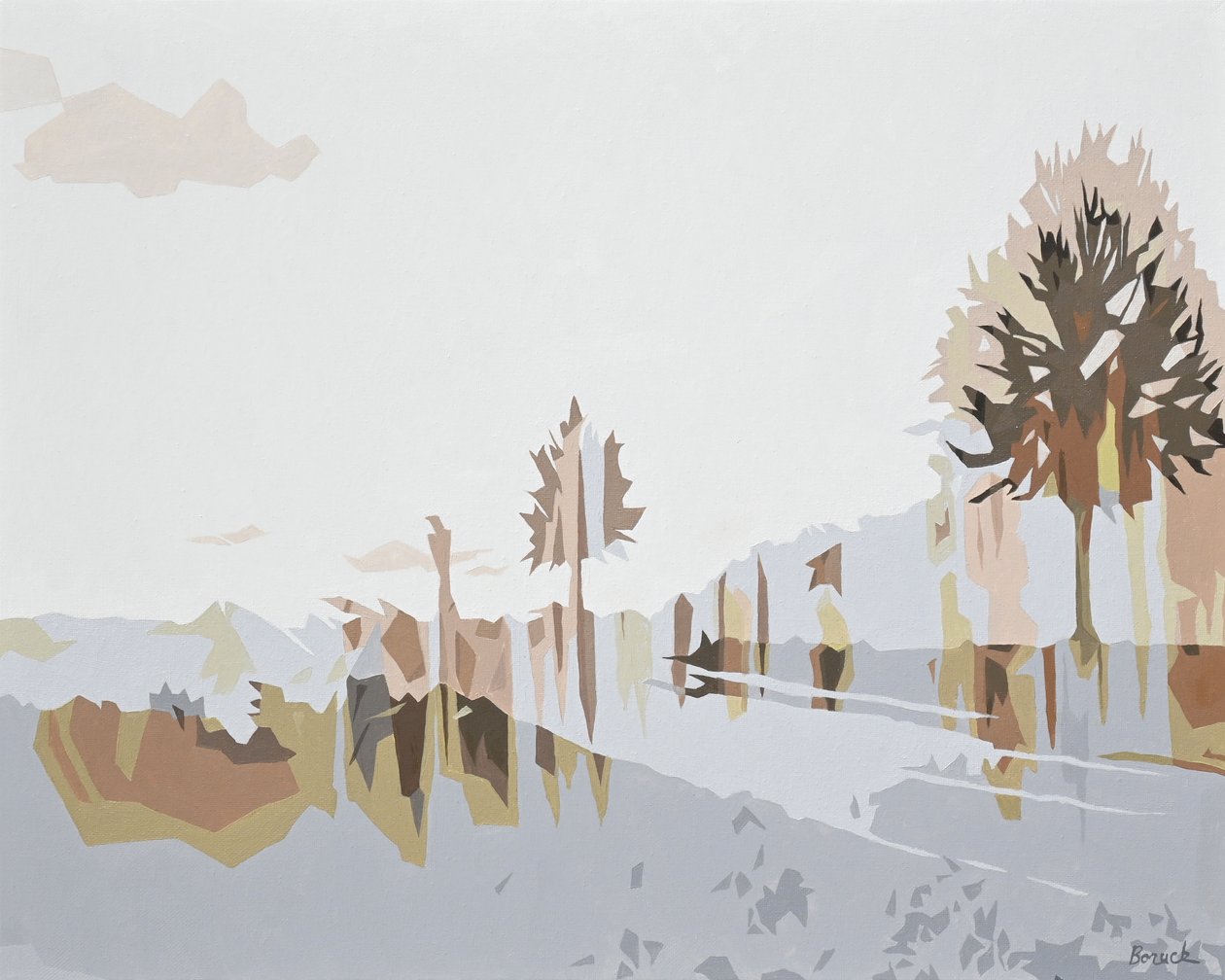 Mellow, 2024 (huile sur toile) - Holly Boruck
