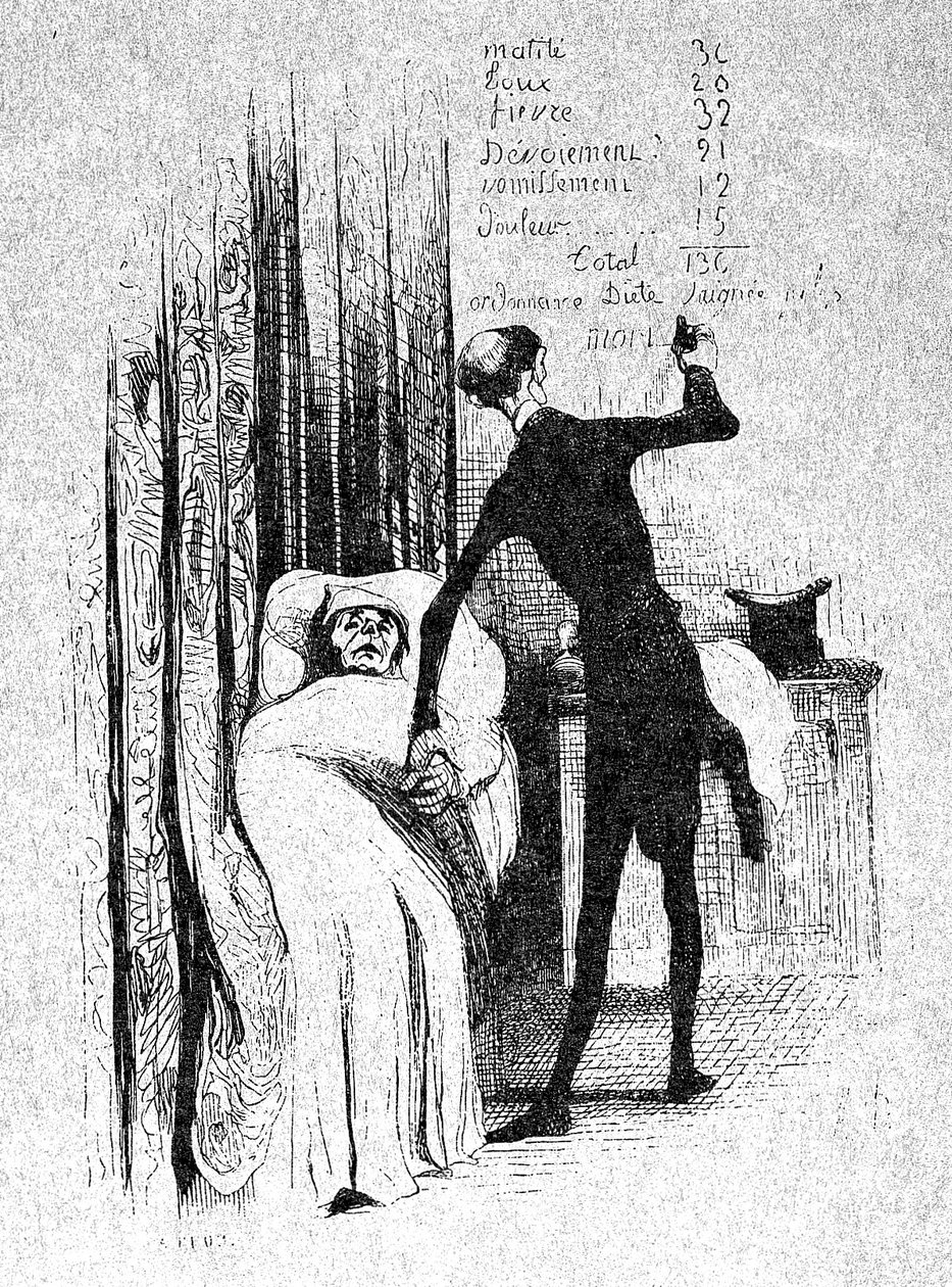 Additionner la note - Honoré Daumier
