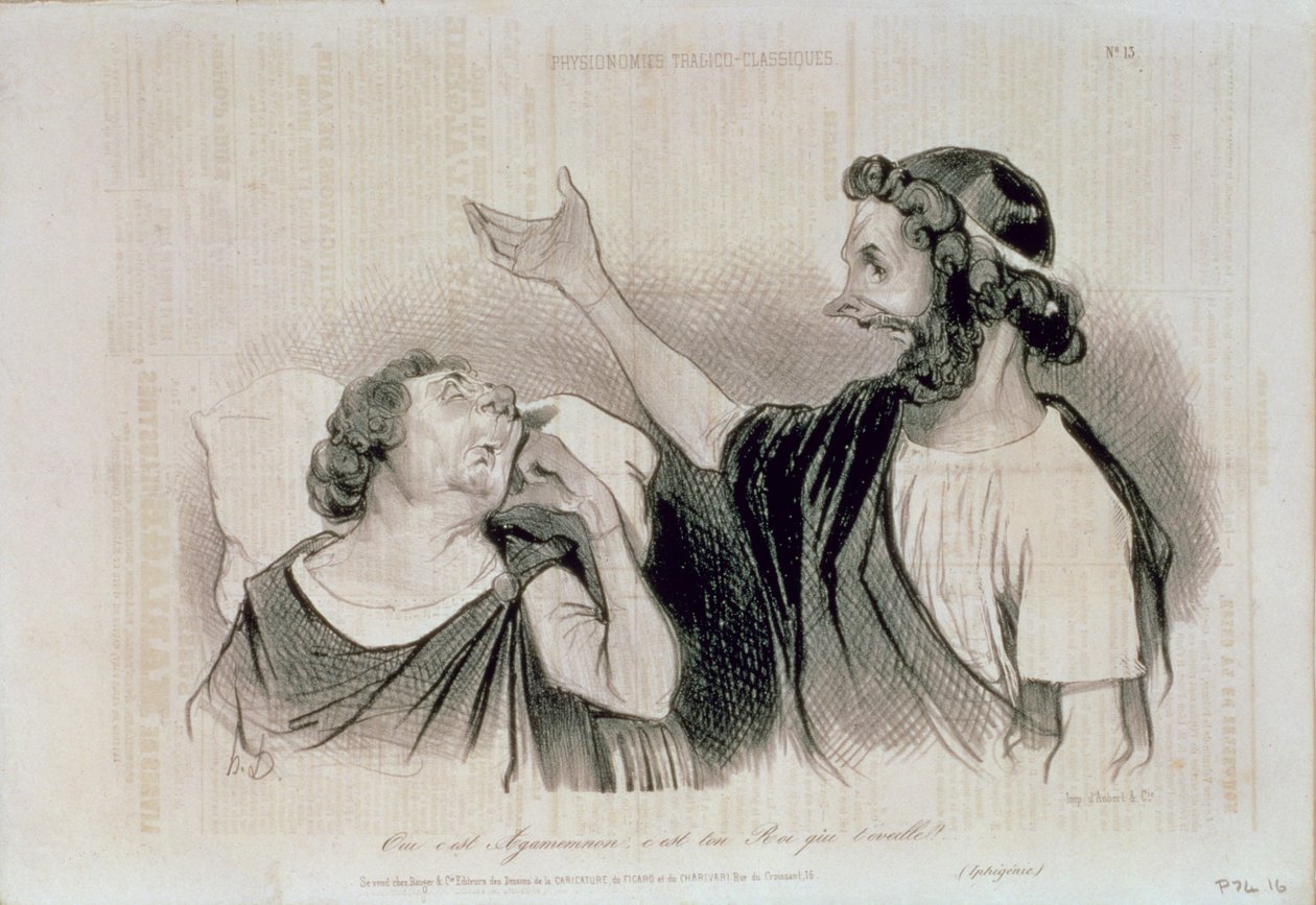 Physionomie des personnages de la tragédie classique ; Oui, c