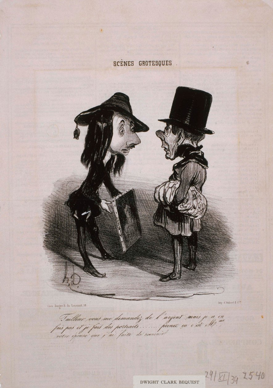 Scènes grotesques - Honoré Daumier