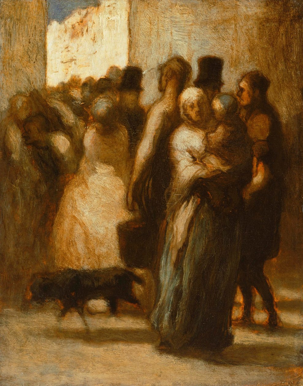 À la rue - Honoré Daumier