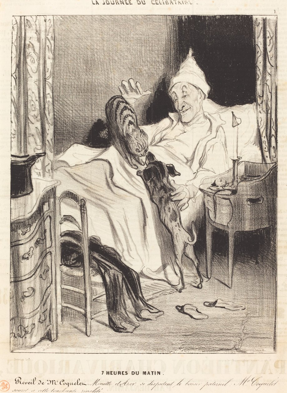 7 heures du matin - Honoré Daumier