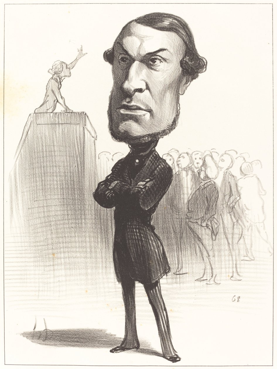 Achille Fould - Honoré Daumier