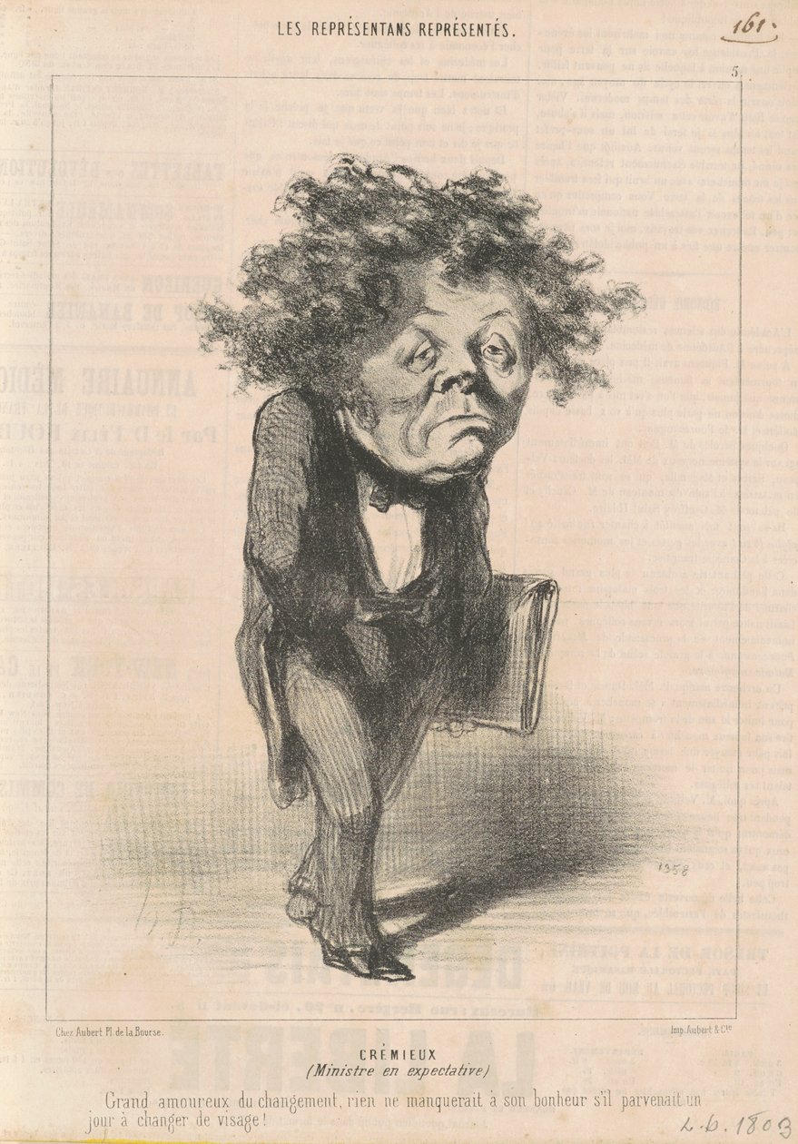 Adolphe Crémieux - Honoré Daumier