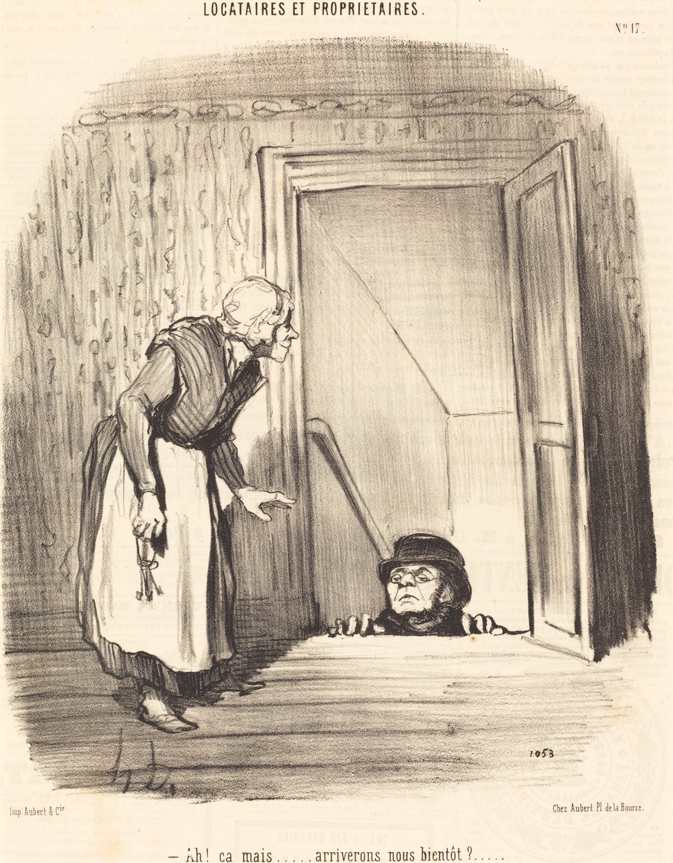 Ah ! ça mais... arriverons-nous bientôt ? - Honoré Daumier