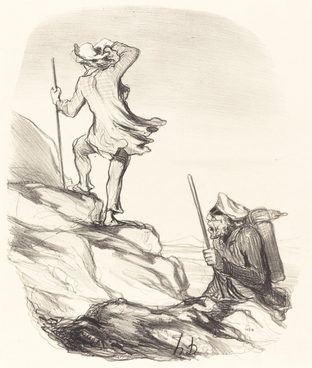 Aperçois-tu un lieu civilisé... - Honoré Daumier