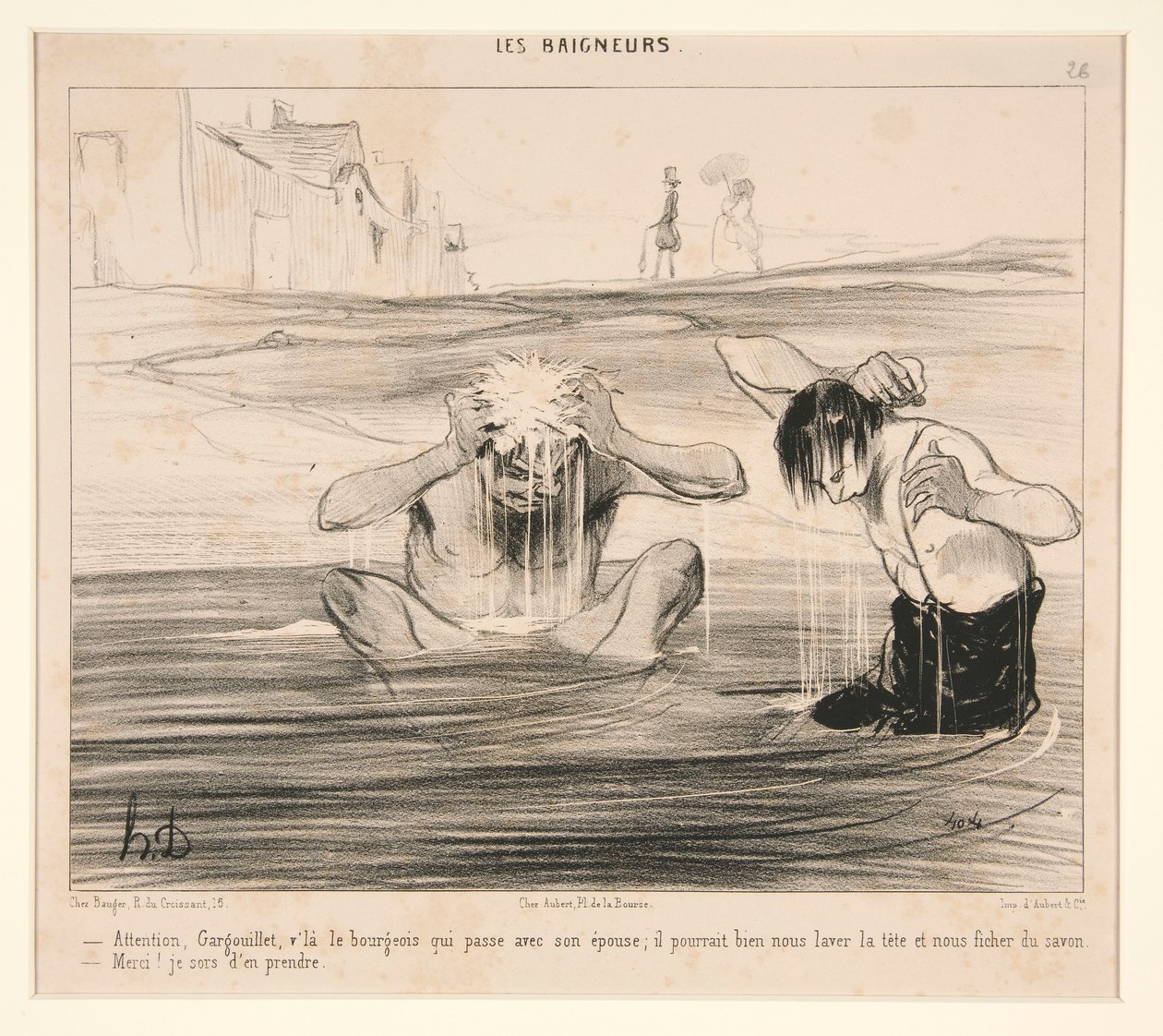 Attention, Gargouillet, v - Honoré Daumier