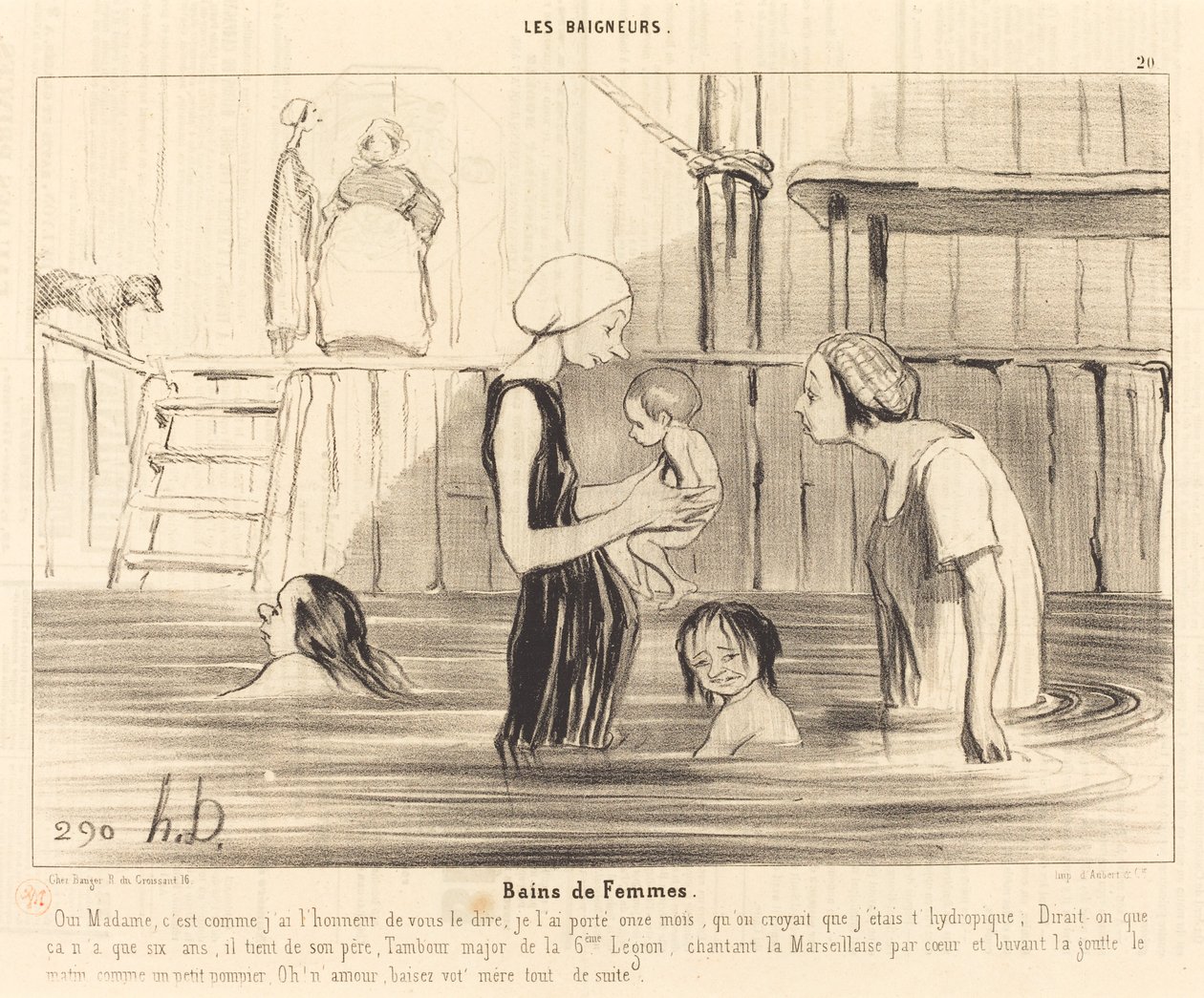 Bains de Femmes - Honoré Daumier