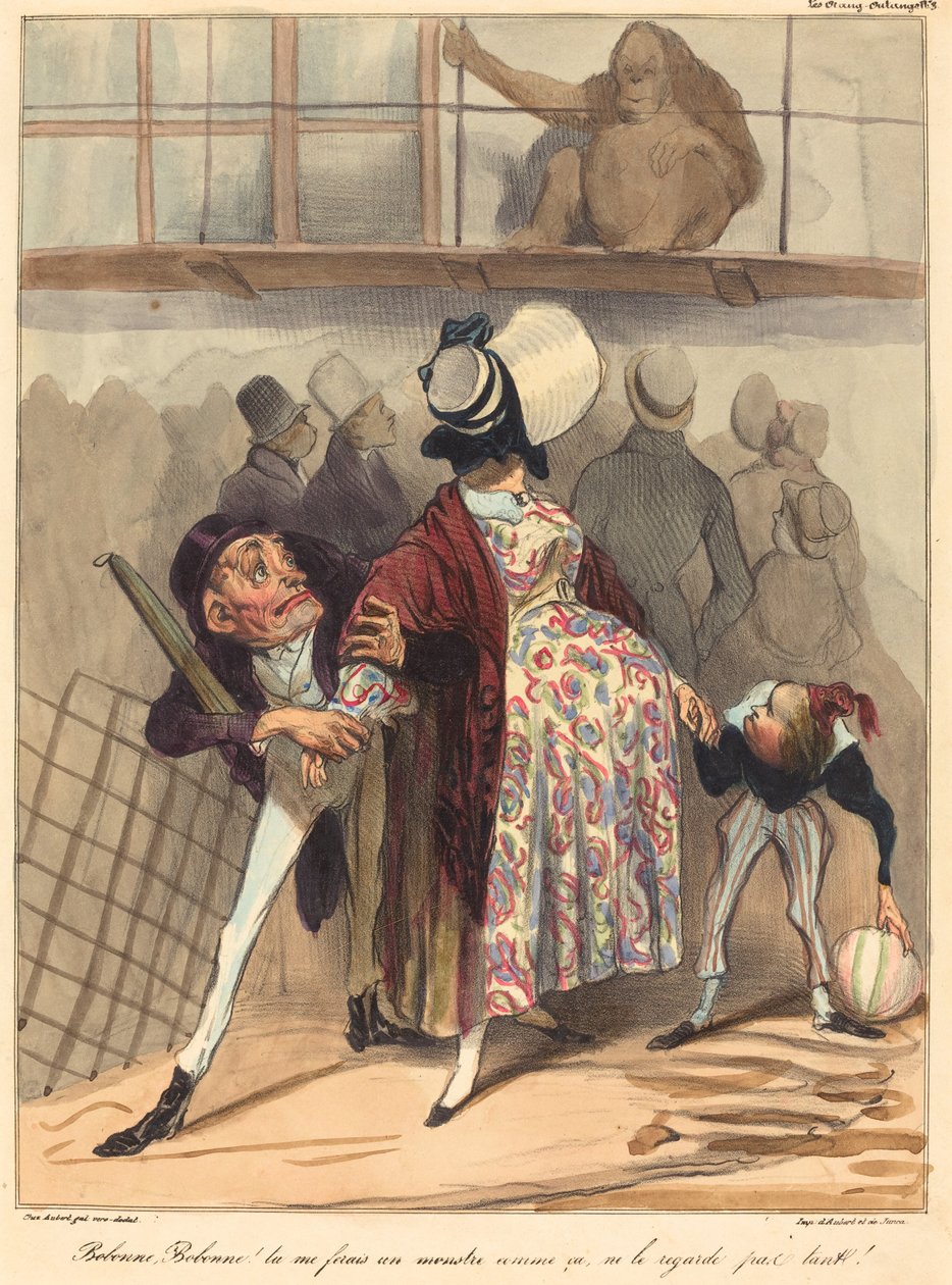 Bobonne... ne le regarde pas tant! - Honoré Daumier