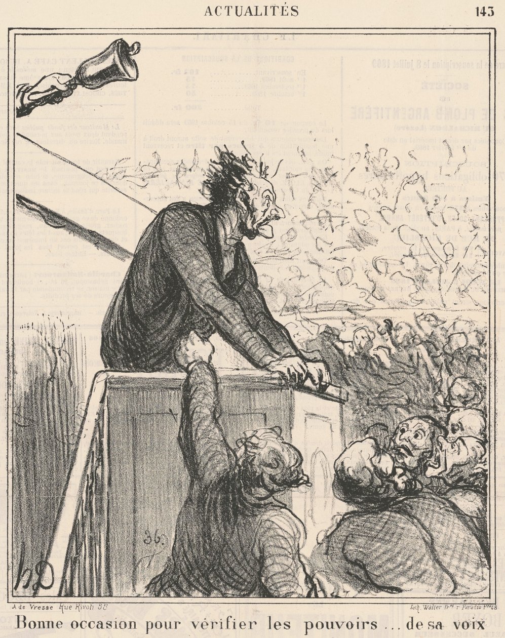 Bonne occasion pour vérifier... - Honoré Daumier