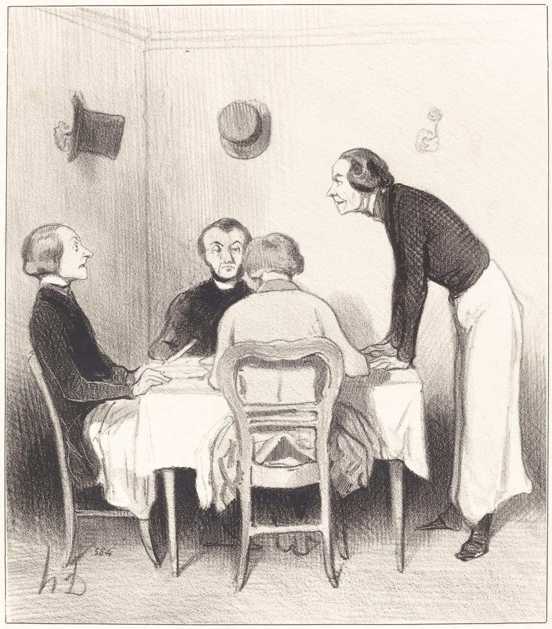 Carotte du restaurant - Honoré Daumier