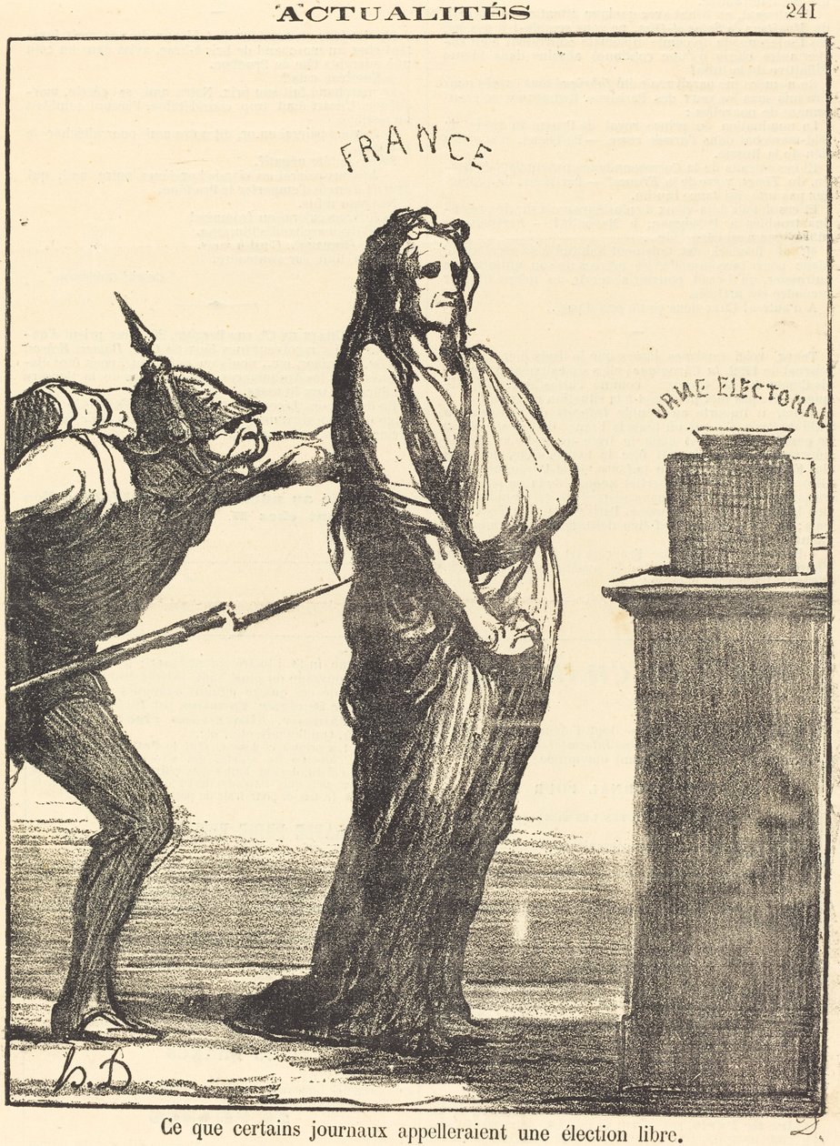 Ce que certains journaux appelleraient... - Honoré Daumier